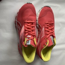 Reebok Women's Low Top Lace Up Athletic Sneaker Pink/Yellow/White US 7 059503