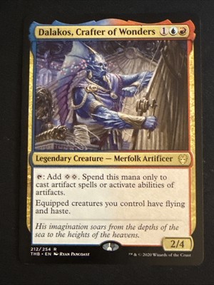1x Dalakos, Crafter of Wonders (212) Theros Beyond Death LP MTG Magic x1 MKE