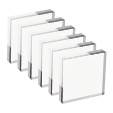 Acrylic Stamp Block, 6 Pack Clear Stamping Block Mountings, 2" x 2"