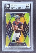 2022 Panini Select CJ Stroud Rookie XRC Gold Prizm /10 Beckett 8.5 #502
