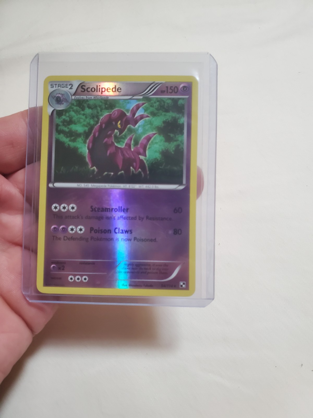 LP Scolipede Black & White Reverse Holo Rare Pokémon TCG 54/114