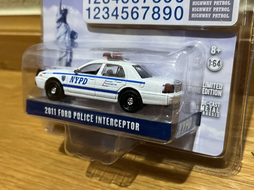 Greenlight 1/64 Ford Crown Victoria Police Interceptor NYPD Highway Patrol Decal - Image 4 of 4