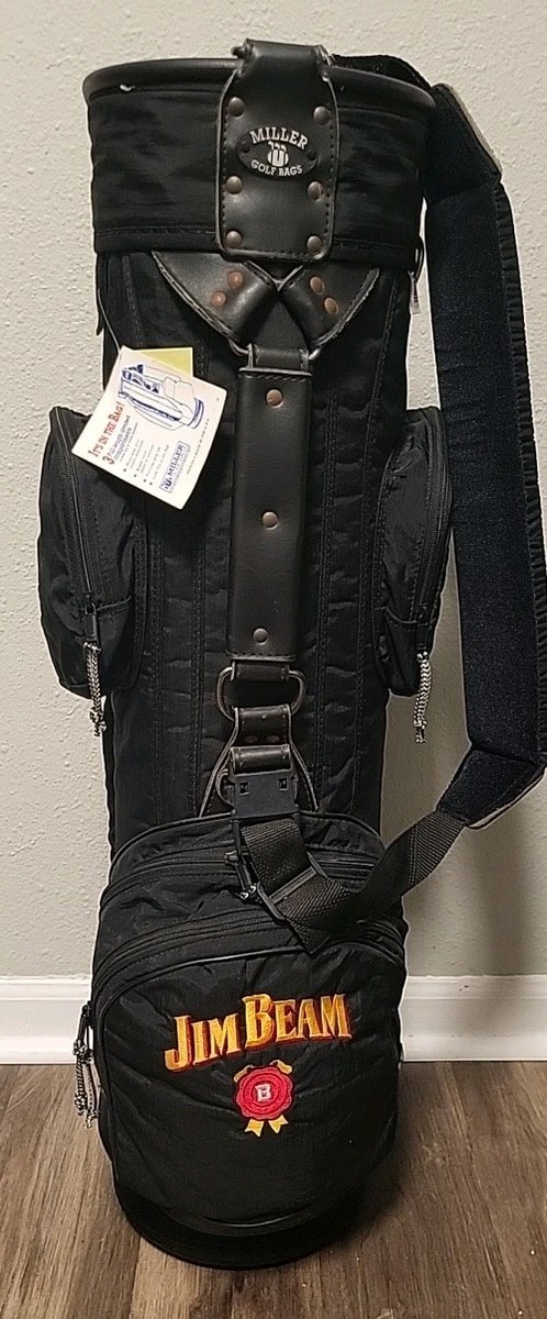 Rare Vtg Ron Miller Jim Beam Golf Bag 3 Way & Rain Cover USA | eBay