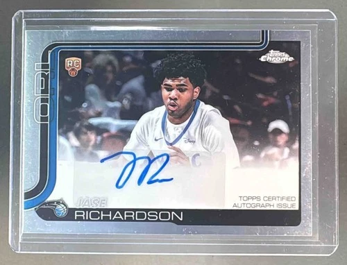 Jase Richardson 2025 Topps Chrome #TCAR-JR Auto RC Rookie