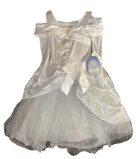 Disney Store Deluxe Cinderella Wedding Dress Costume Halloween Party New