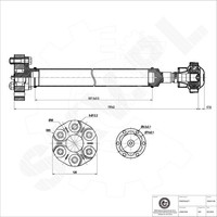 Esen SKV Antriebswelle Vorderachse FüR Land Rover Range LM 4.4 D 4X4 3.0 Lm_