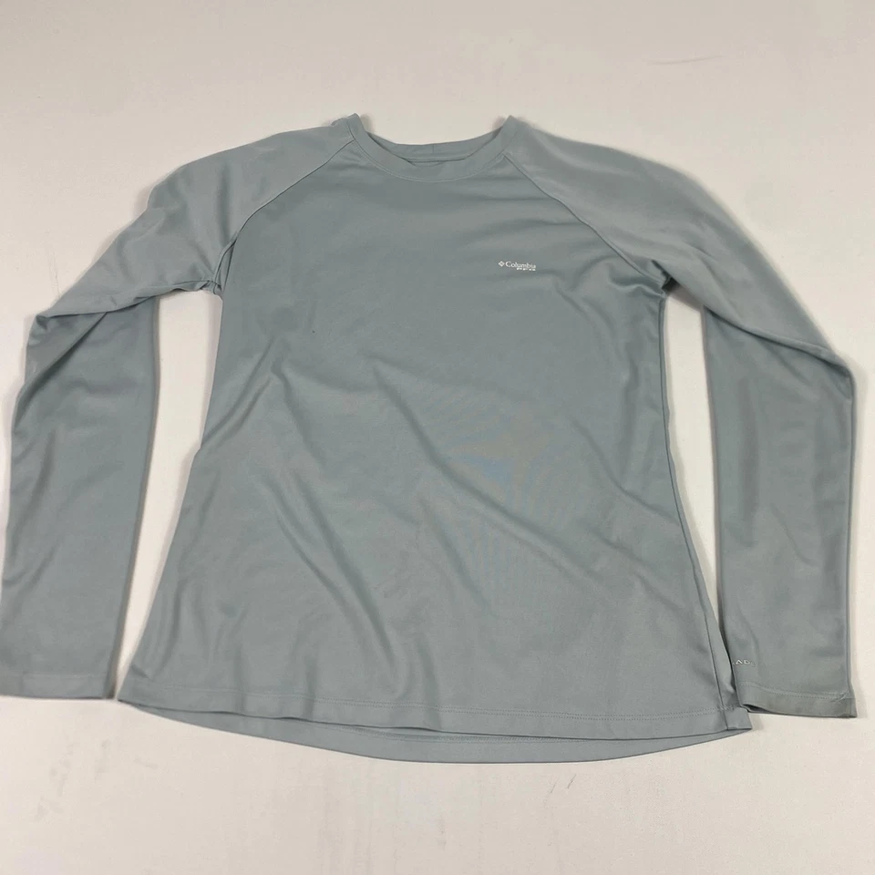 Columbia PFG Shirt Mens Medium Blue Omni-Shade Long Sleeve UPF Fishing - Image 3 of 4