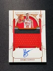2023-24 Panini National Treasures Adama Sanogo Rookie Patch Auto RPA /75 RC XV44
