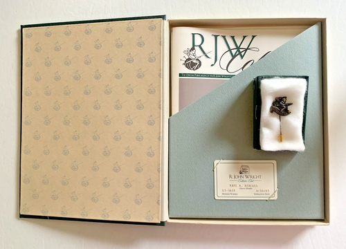 R John Wright 1996/1997 Collector Club Membership Kit with Stick