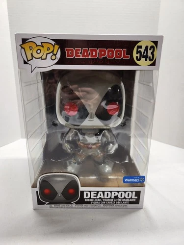 Funko Pop! Vinyl Jumbo 10 in: Marvel - Deadpool (Grey) (10 inch) - Walmart...