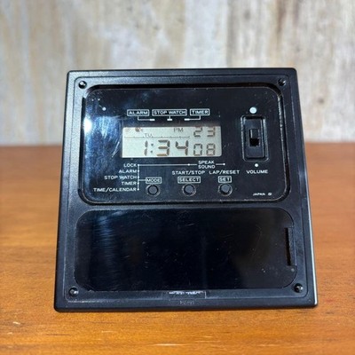 SEIKO PYRAMID TALK Retro Pyramid-Shaped Alarm Clock with Voice