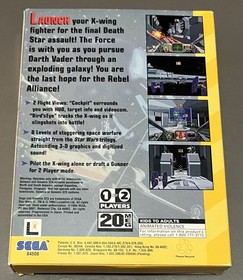 Star Wars Arcade Sega Genesis 32x Complete w/ Box Instructions Visions Postcard