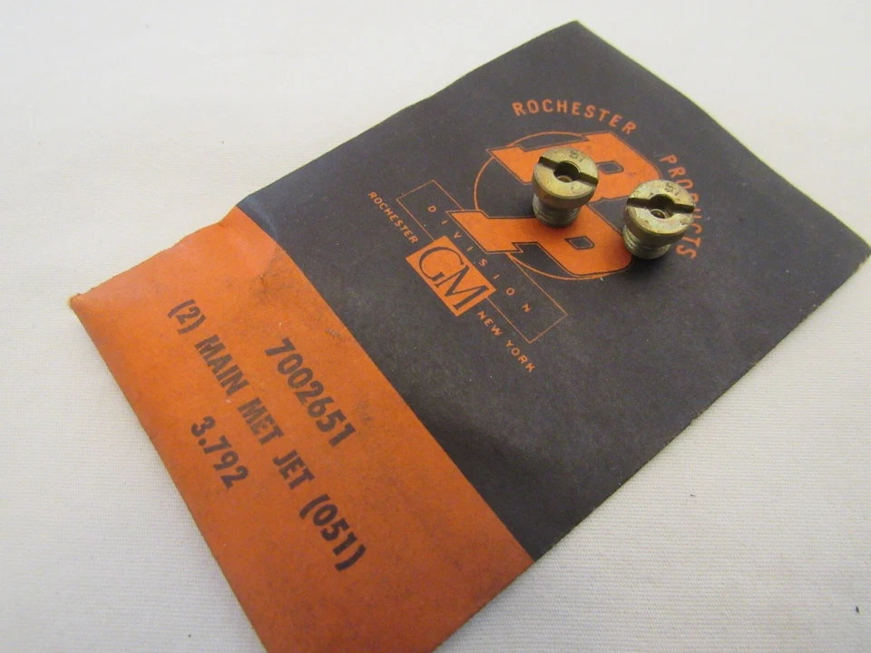Nuevo de Lote Antiguo 1951-53 Oldsmobile 98 Super 88 2BC y 4 BC Rochester Carb Jet GM 7002651 Foto 2 de 4