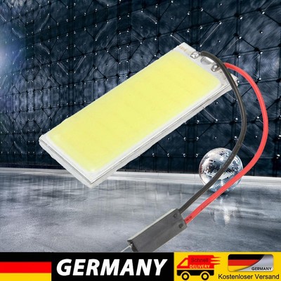 2Pcs weiß 12V versteckte 36 COB LED 5W Auto Kuppel Karte Glühbirne 5500-6000K Au