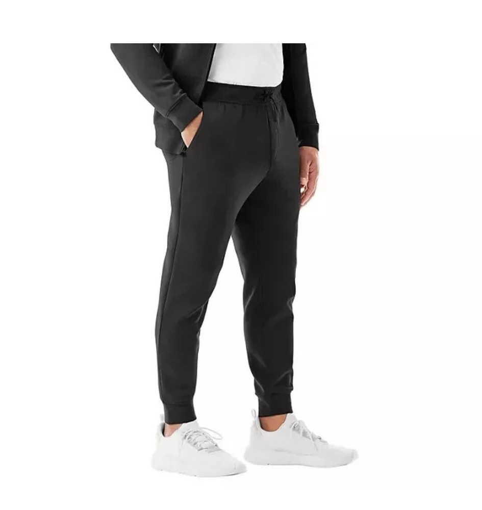 Members Mark Mens Active Jogger Small Black Comfort Fit