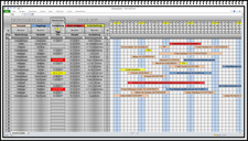 Excel Belegungsplan Belegungskalender Reservierungsplaner Vermietungspl&auml;ne XLS