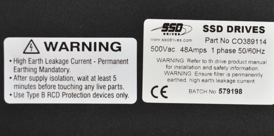 Unidades SSD Parker CO389114 - Filtro EMC/RFI para 48A para unidades DC 512C/514C 32A - Imagem 2 de 4