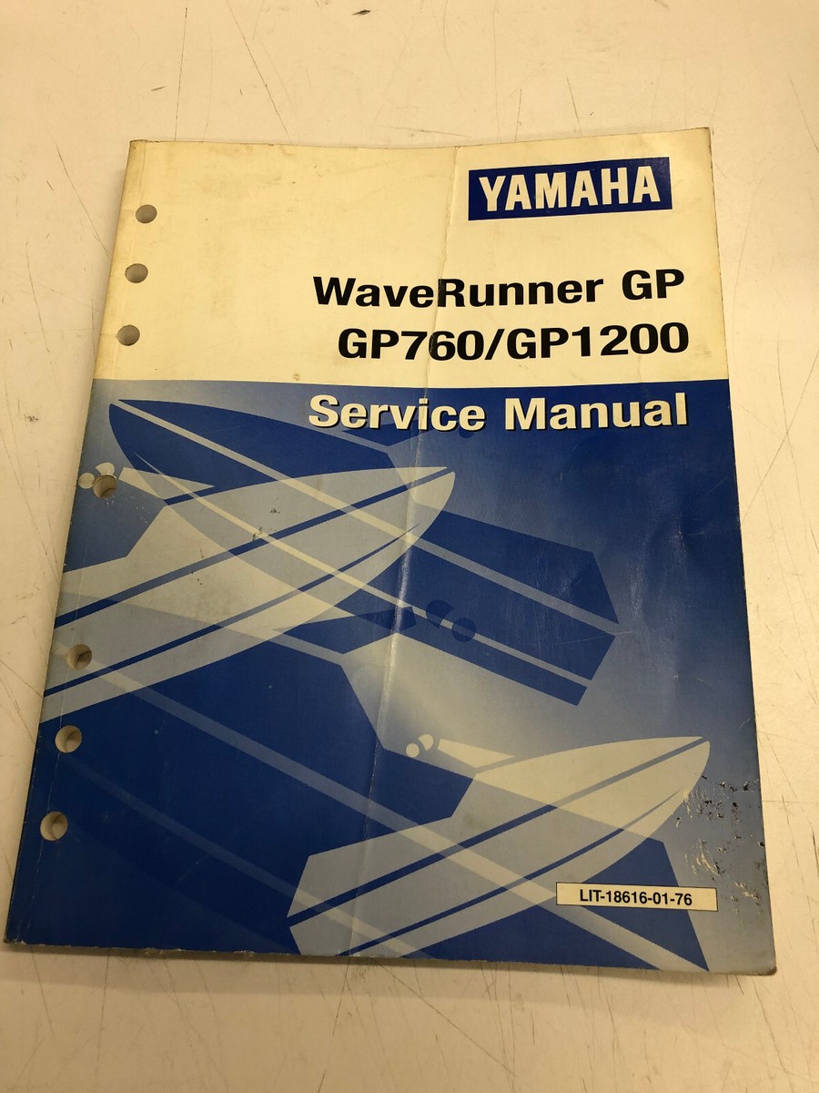 1997-2000 Yamaha GP760 GP1200 Waverunner Service Manual P/N LIT