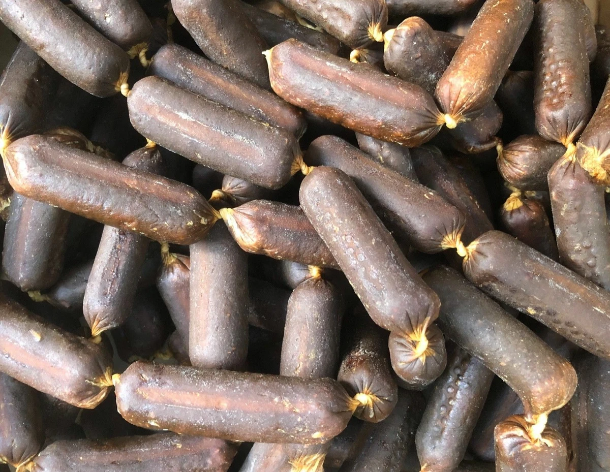 Garlic sausage top for dogs