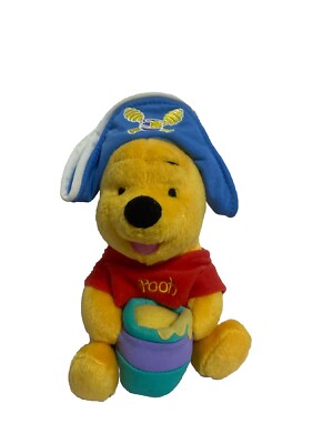 Disney Fisher Price Star Beans Winnie Puuh Pirat Plüschtier Sammlerstück 7 Zoll