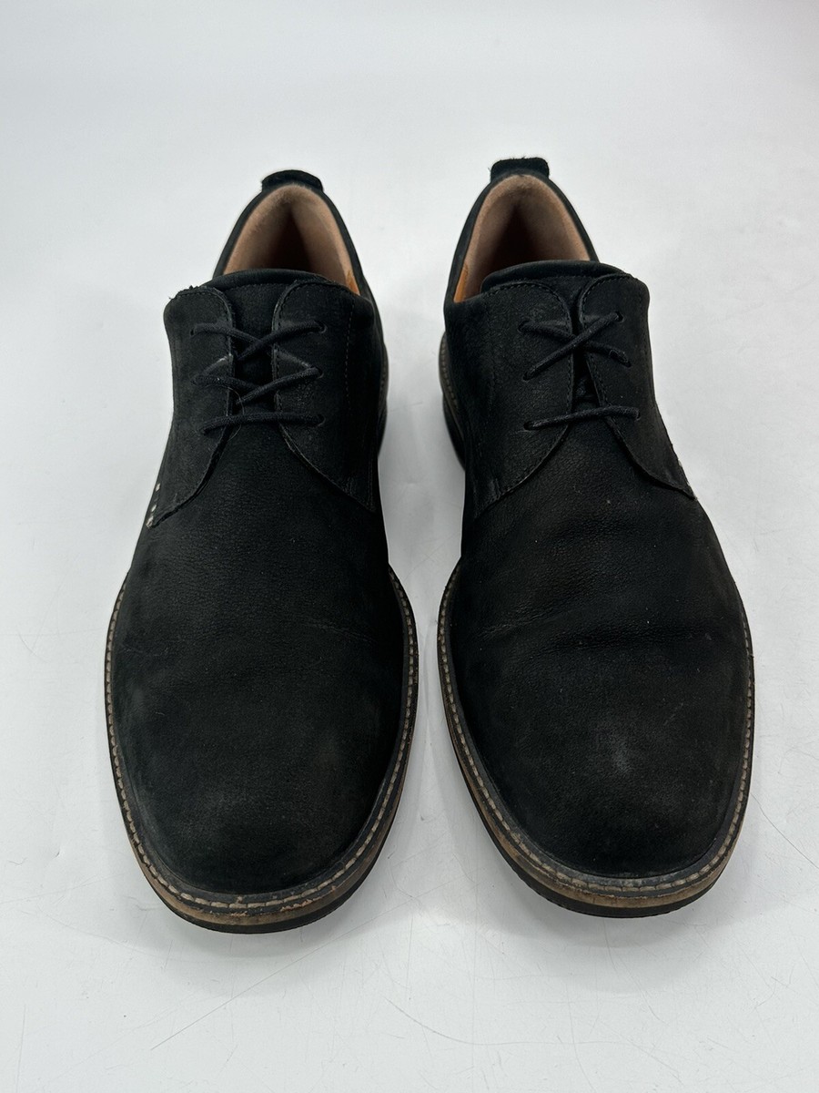 Ecco Matte Black Leather Men\'s Oxfords 46/ 12 Ecco Mens New Jersey Oxford Size 46 US 12 Black Leather  main image 4
