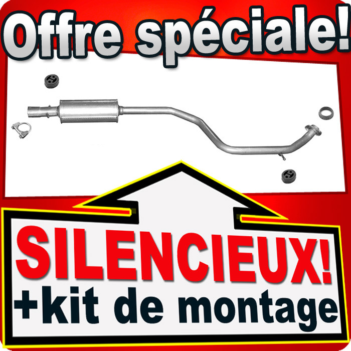 Silencieux intermédiaire Mazda 5 CR19 pour réparation échappement auto
