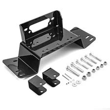 WeiSen Front Bumper Winch Mount Plate Kit Compatible with Honda Pioneer 700 a...