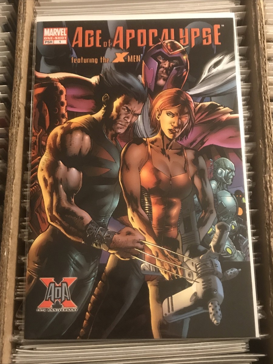 X-MEN AGE OF APOCALYPSE #1 BRYAN HITCH WOLVERINE JEAN GREY COVER