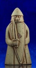 RARE Berserker, Isle of Lewis Chessmen, Chess Piece