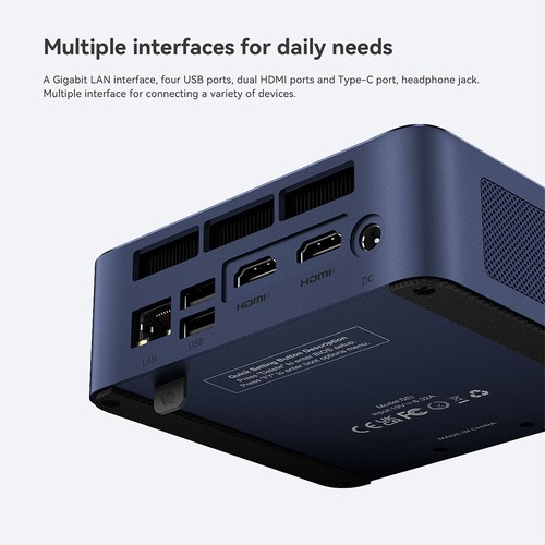 Beelink SEi12 i5-1235U Intel 12 Gen Mini PC 32G DDR4 500G PCIe4.0 M.2 NVMe WiFi6 - Picture 17 of 24