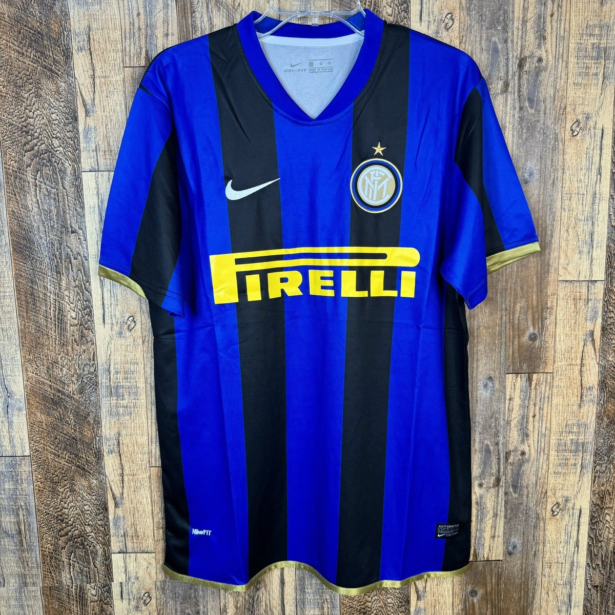 ウェア Inter Milan Open Collar Soccer Uniform BNWT Inter Milan Coppa Italia Final Away Football Shirt 2006