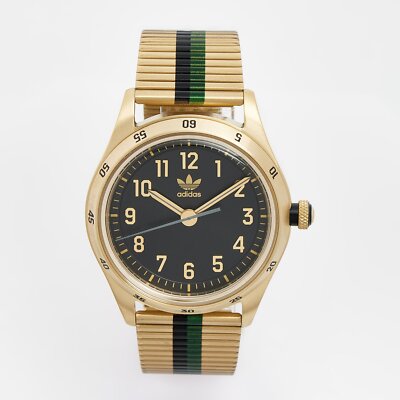Adidas Unisex Analog Quarz Uhr Edelstahlarmband AOSY22526