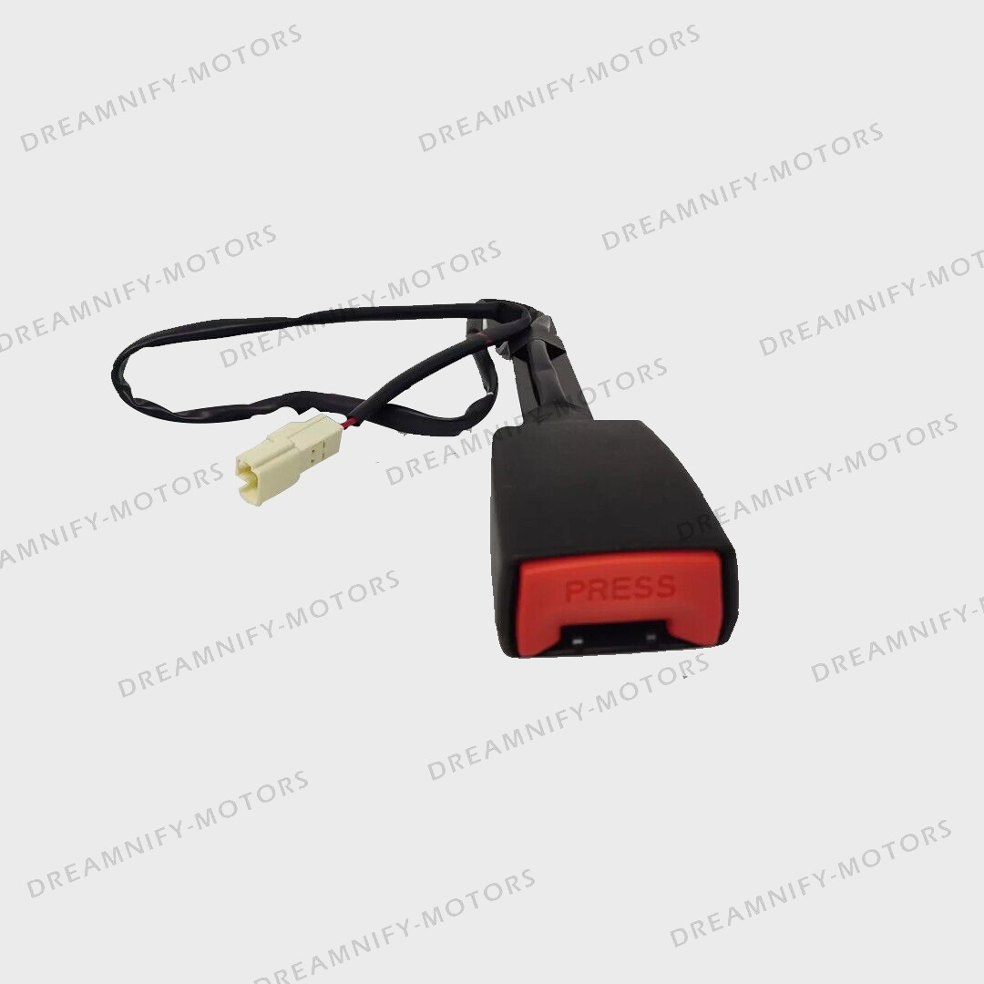 Apto para Suzuki Alto Asiento Hebilla Cinturón Palanca Clip Conductor Rh Negro