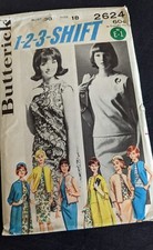 1960's VTG Original Butterick 2624 Pattern Size 18