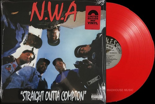 NWA LP Straight Outta Compton RED VINYL Limited Edition Remastered N.W.A. SEALE - Picture 1 of 9