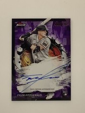 2024 Topps Finest Tyler Fitzgerald purple auto /125