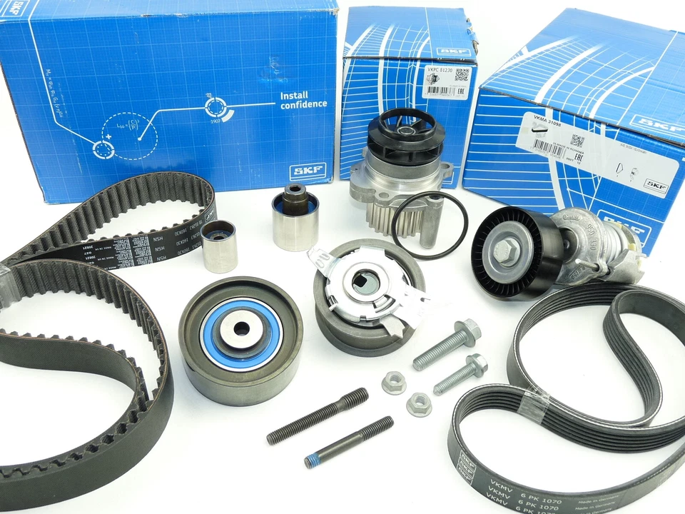 SKF ZAHNRIEMEN KEILRIEMEN SATZ - AUDI A3 VW Passat Golf 2.0 TDI CJAA CBBB CBAB