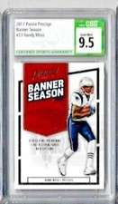 2017 Panini Prestige Randy Moss Banner Season CSG 9.5