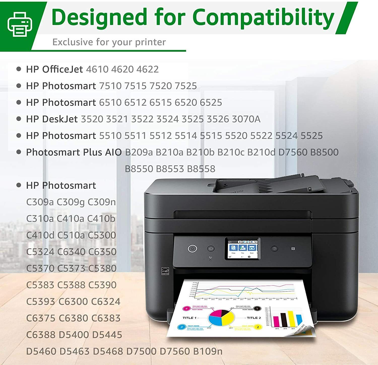 4Pack 564XL Ink Cartridge For Officejet 4620 Deskjet 3070A 3520 Printers – ASA College: Florida