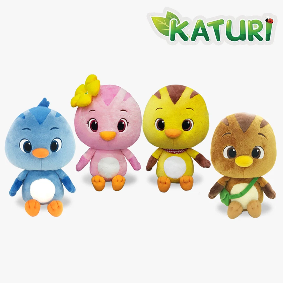 MOM KATURI Stuffed Soft Toy Bird Plush Doll Bobby Duri Jack Chip Korean Anime