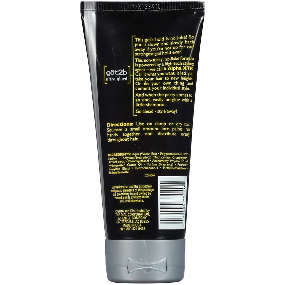 Got2b Ultra Glued Invincible Styling Hair Gel 6 oz  - Image 2 of 4