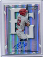 2021 Leaf Perfect Game All American Autographs Silver Ross Highfill Auto