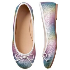 NWT Gymboree Spring Forward Rainbow Sparkle Flats Shoes Girls 2,3,4