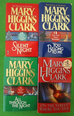 LOT 4 MARY HIGGINS CLARK PB:SILENT NIGHT;YOU BELONG TO ME;ALL THROUGH