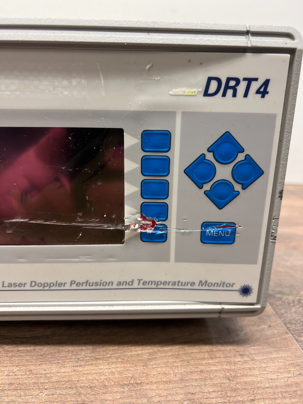 Laser Instrument Panel Moor Instruments DRT4 Laser Doppler Perfusion and Temperature Monitor ...