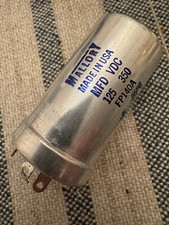 Vintage Nos Mallory Electrolytic Can Capacitor Fp 140a 125uf 350vdc Vintage Nos Mallory Electrolytic Can Capacitor Fp 140a 125uf 350vdc