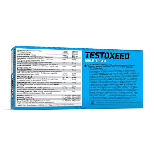 TESTOXEED 120-240 Capsules - Testosterone Booster Muscle Building Male Testo PRO - Picture 6 of 7