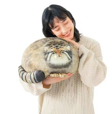 28cm 38CM 23CM Japanese Pallas' Cat Plush Doll Soft Stuffed Toy Pillow Cushion