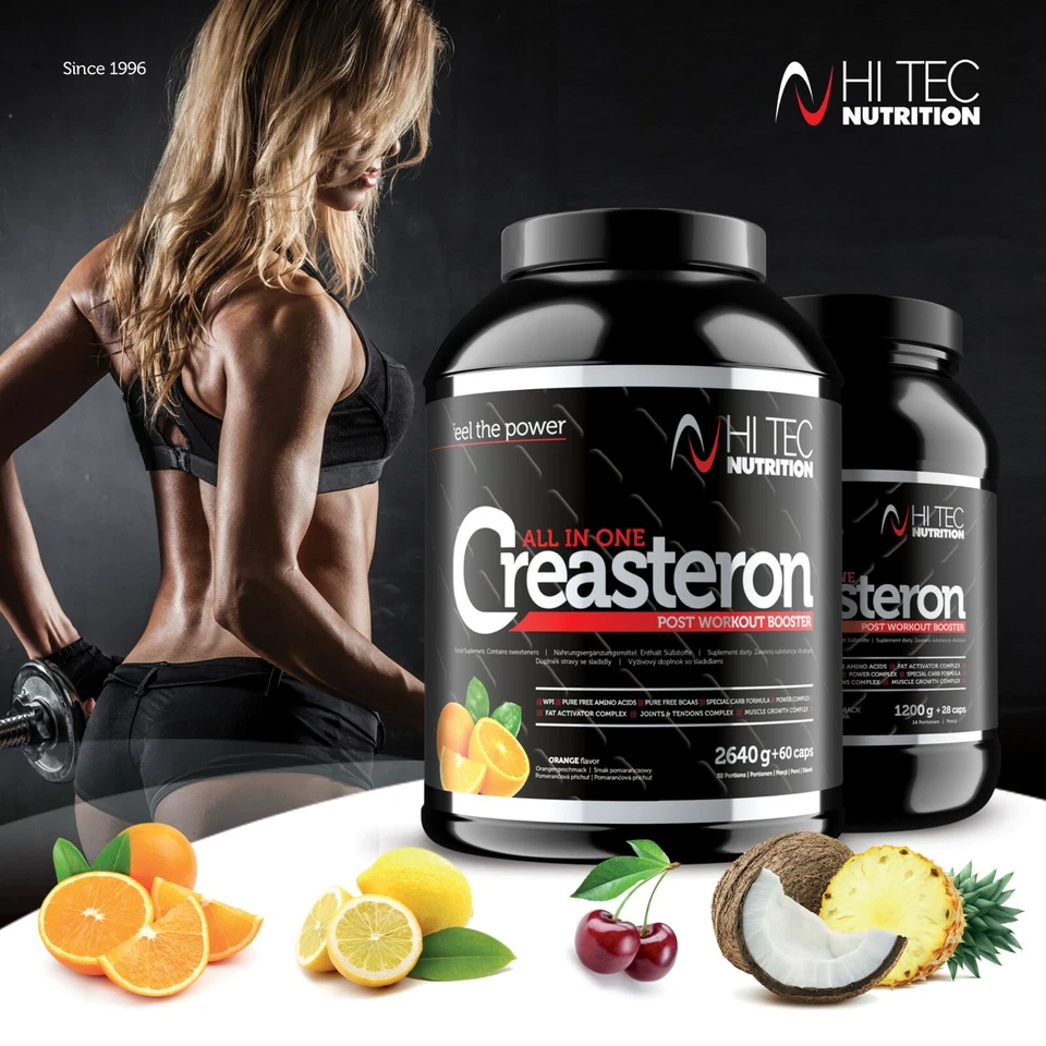 Hi Tec Nutrition - Creasteron - 2640g + 60Kaps. - All In One - Bild 4 von 4