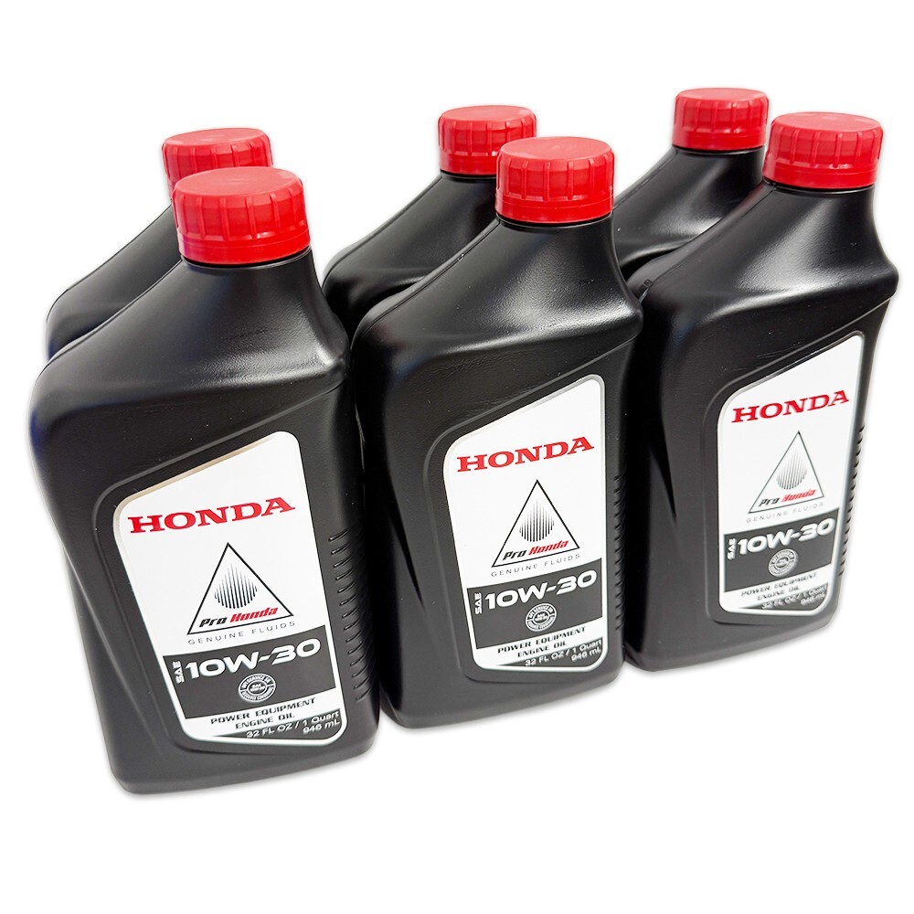Genuine OEM Honda 08207-10W30 SAE 10W-30 Motor Oil - 6 PACK